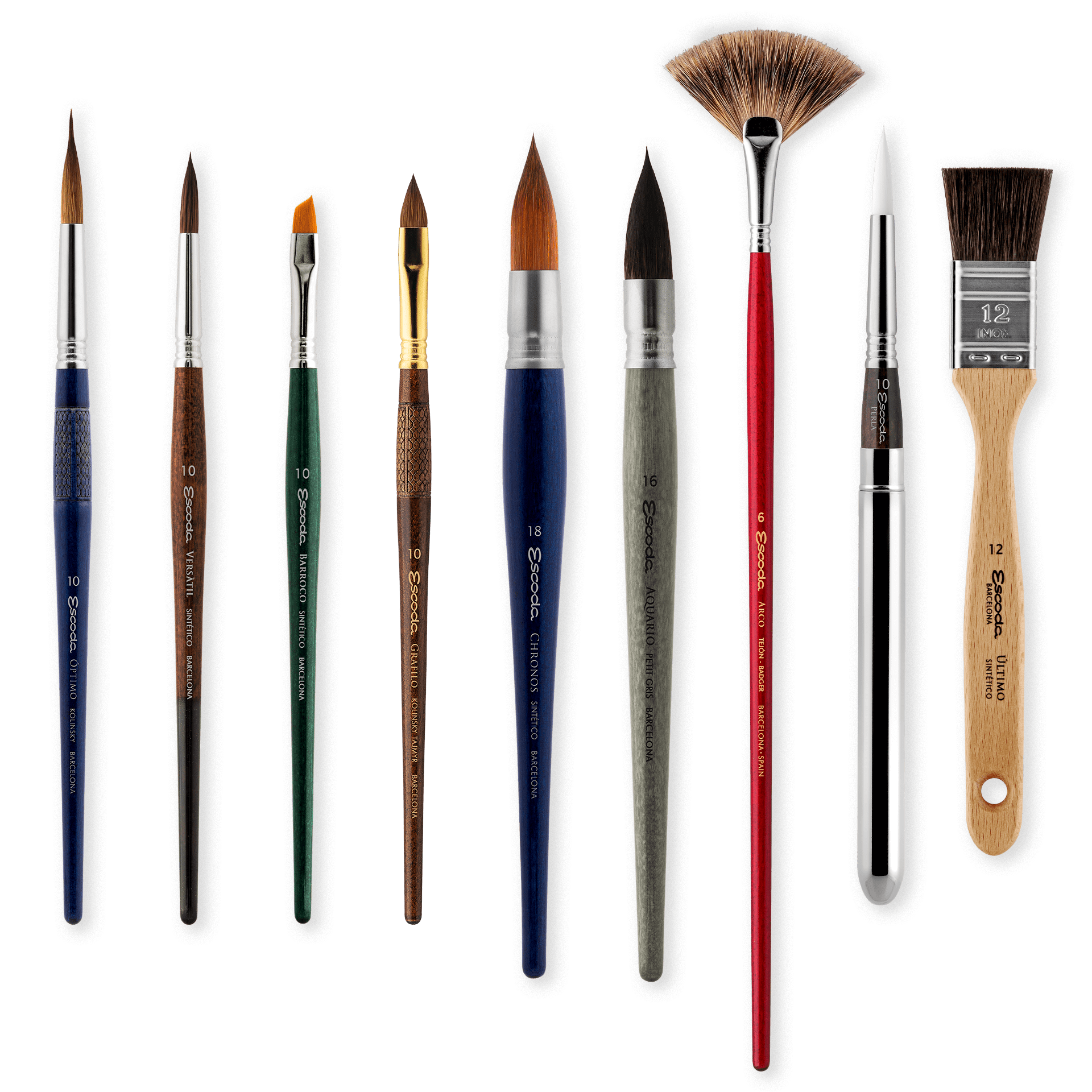 Watercolour Brushes - Shop over 1,500 brushes: Escoda